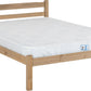 PANAMA WOODEN BED - 4FT6 DOUBLE - NATURAL WAX