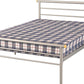 ORION METAL BED - 4FT SMALL DOUBLE - SILVER