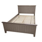 JOSLYN WOODEN BED - 3FT SINGLE - GUNMETAL GREY