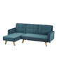 KITSON VELVET SOFA BED - TEAL