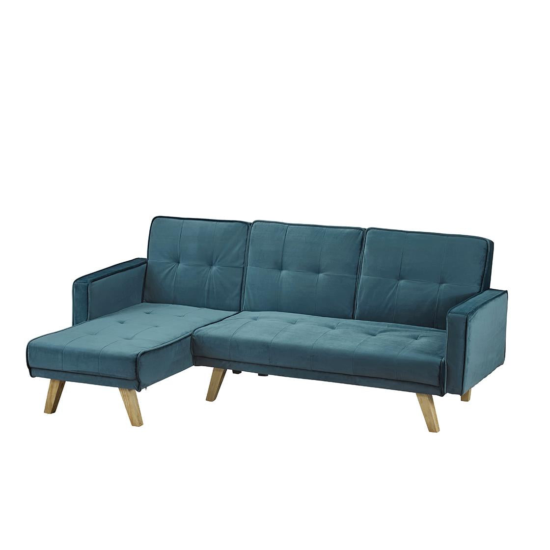 KITSON VELVET SOFA BED - TEAL