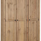 PANAMA 3 DOOR WARDROBE - NATURAL WAX