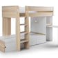 ECLIPSE BUNK BED - OAK/WHITE