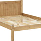 MAYA WOODEN BED - 4FT SMALL DOUBLE - DISTRESSED WAXED PINE