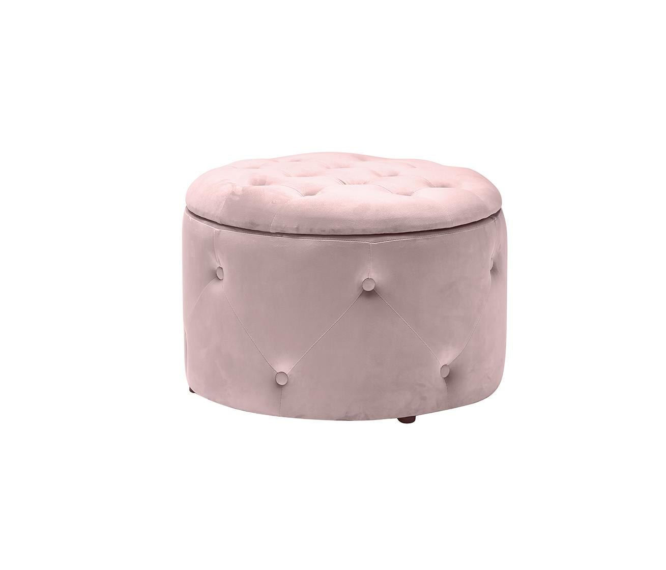 CLEO STORAGE POUFFE - PINK