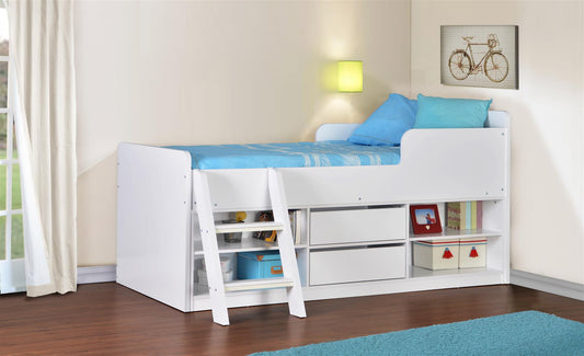 FELIX LOW SLEEPER BED - WHITE