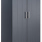 KENDAL 2 DOOR 1 DRAWER WARDROBE - SLATE BLUE