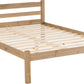 PANAMA WOODEN BED - 4FT6 DOUBLE - NATURAL WAX