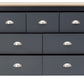 LANCASTER MERCHANT CHEST - SLATE BLUE