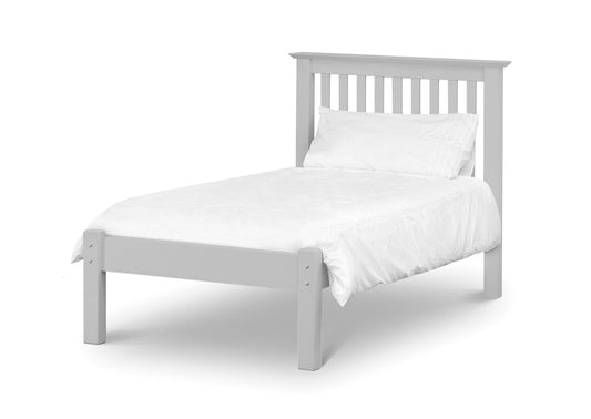 BARCELONA WOODEN BED - 3FT SINGLE - DOVE GREY