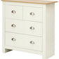 LANCASTER 2+2 DRAWER CHEST - CREAM