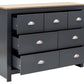 LANCASTER MERCHANT CHEST - SLATE BLUE