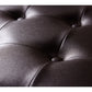 VERONA LEATHER OTTOMAN STORAGE BENCH - BROWN