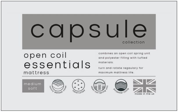 CAPSULE ESSENTIALS MATTRESS - 3FT SINGLE