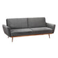 NICO VELVET SOFA BED - GREY