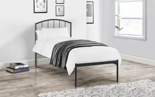 ONYX METAL BED - 3FT SINGLE - ANTHRACITE (BLACK)