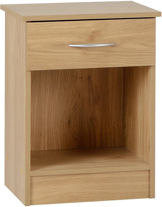 BELLINGHAM 1-DRAWER BEDSIDE TABLE - OAK