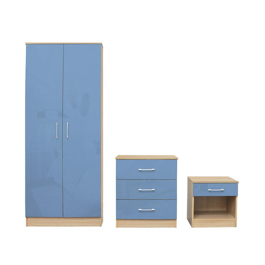 DAKOTA 3 PIECE BEDROOM SET - BLUE