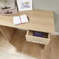 PANAMA 2 DRAWER DESK - OAK