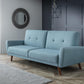 MONZA FABRIC SOFA BED - BLUE