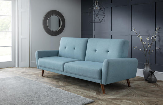 MONZA FABRIC SOFA BED - BLUE