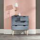 NYBORG 2+2 DRAWER CHEST - DARK GREY