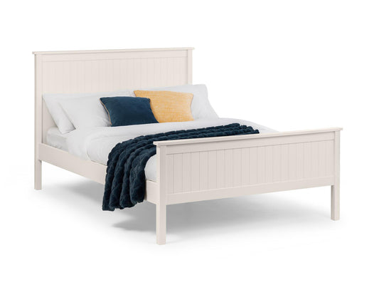 MAINE WOODEN BED - 4FT6" DOUBLE - DOVE GREY