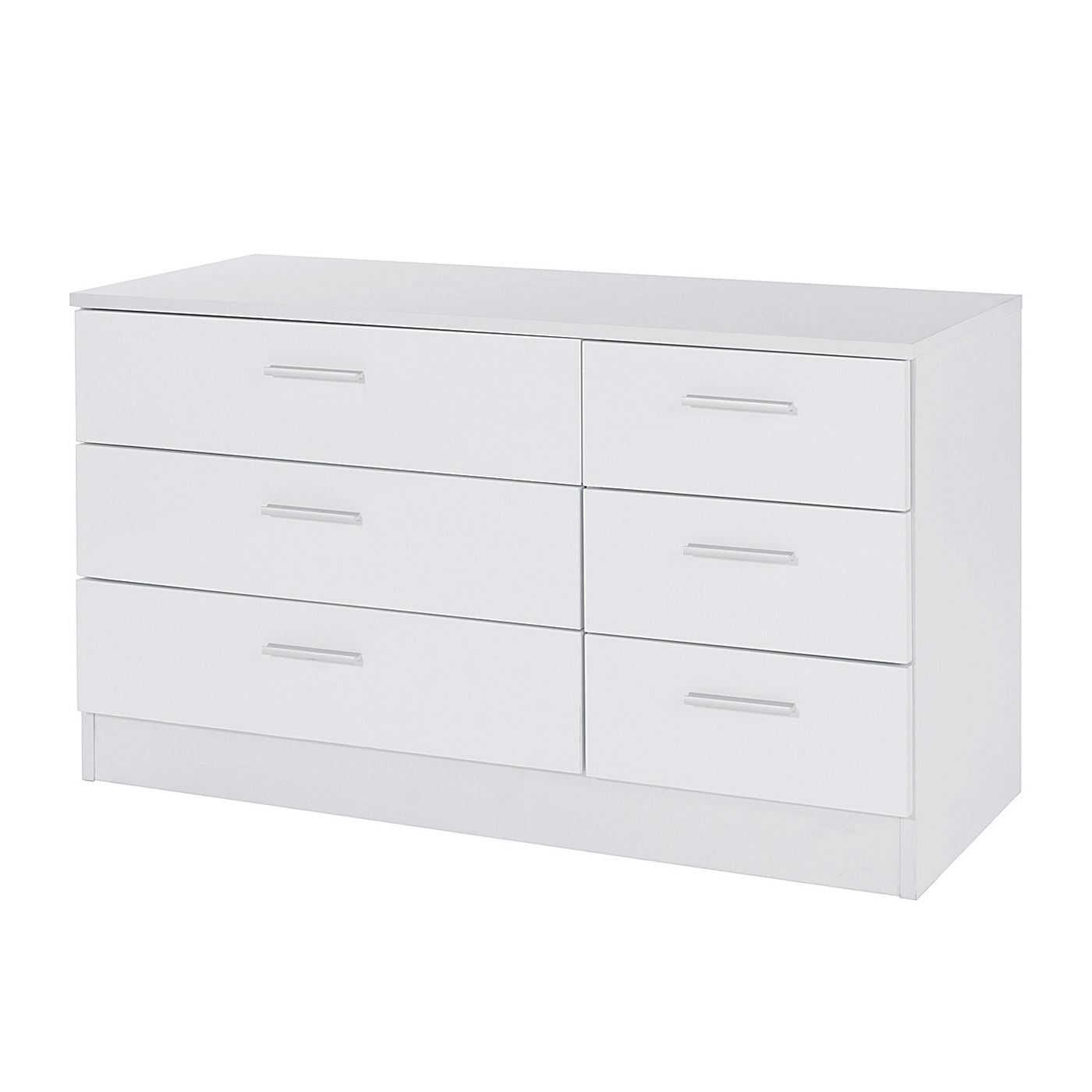 OTTAWA 3+3 DRAWER CHEST - WHITE